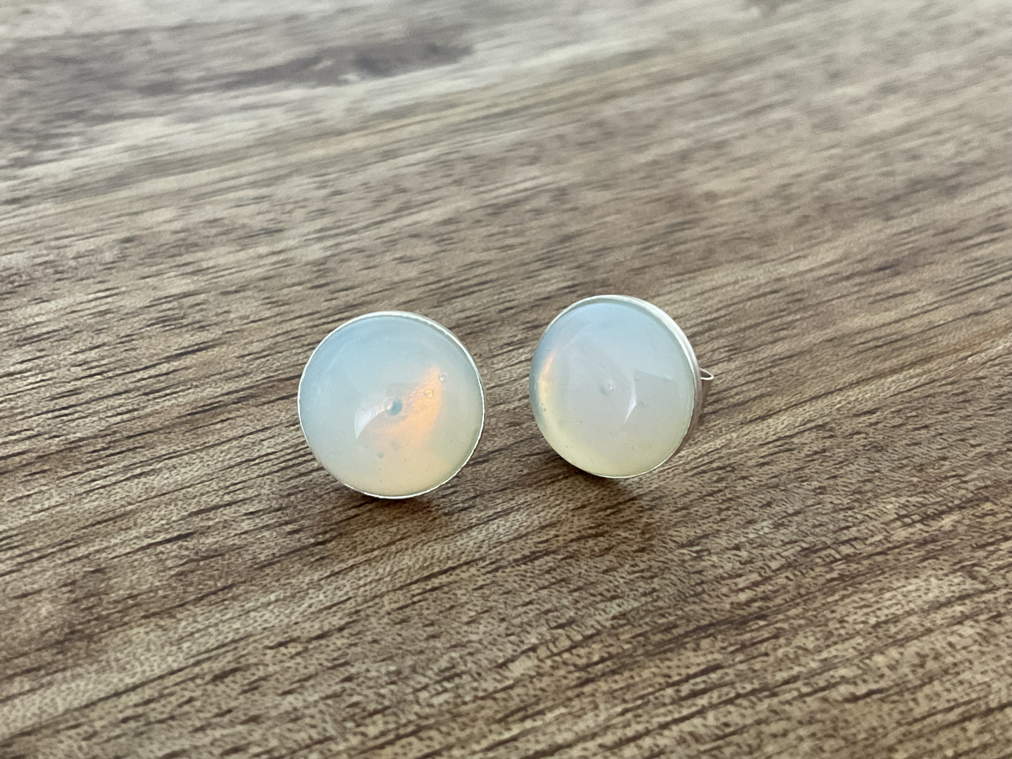 Opal Gemstone Stud Earring